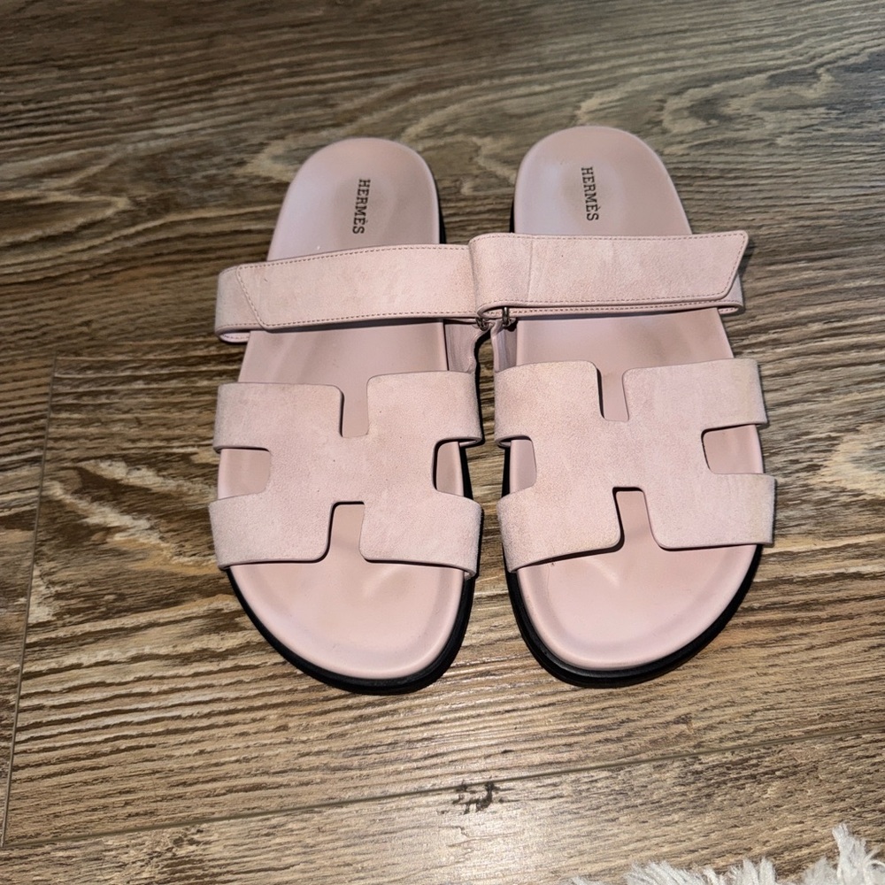 Authentic Hermes Chypre Sandals